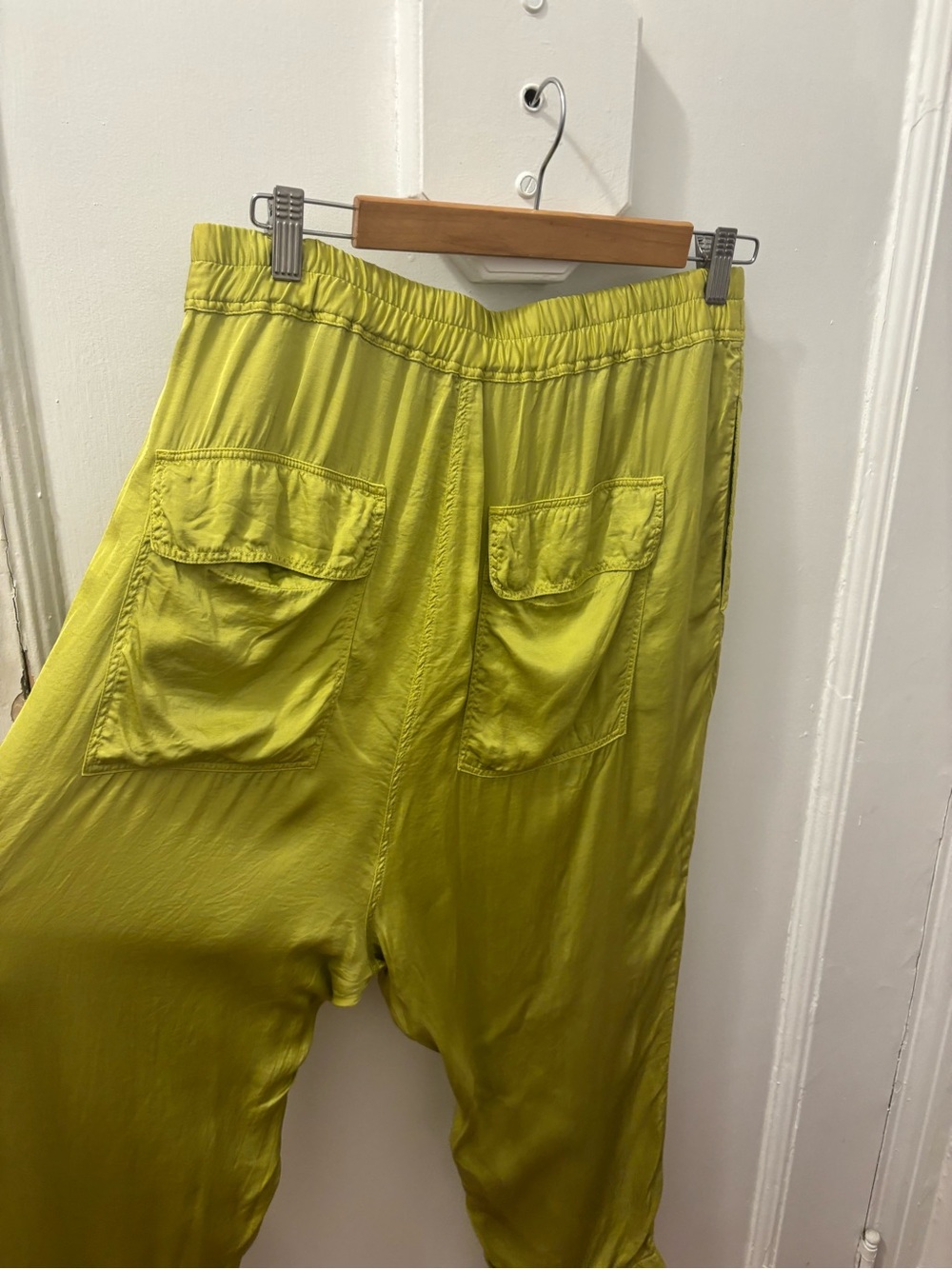 Nili Lotan Safi Pants in lime green size M - Picture 4 of 8